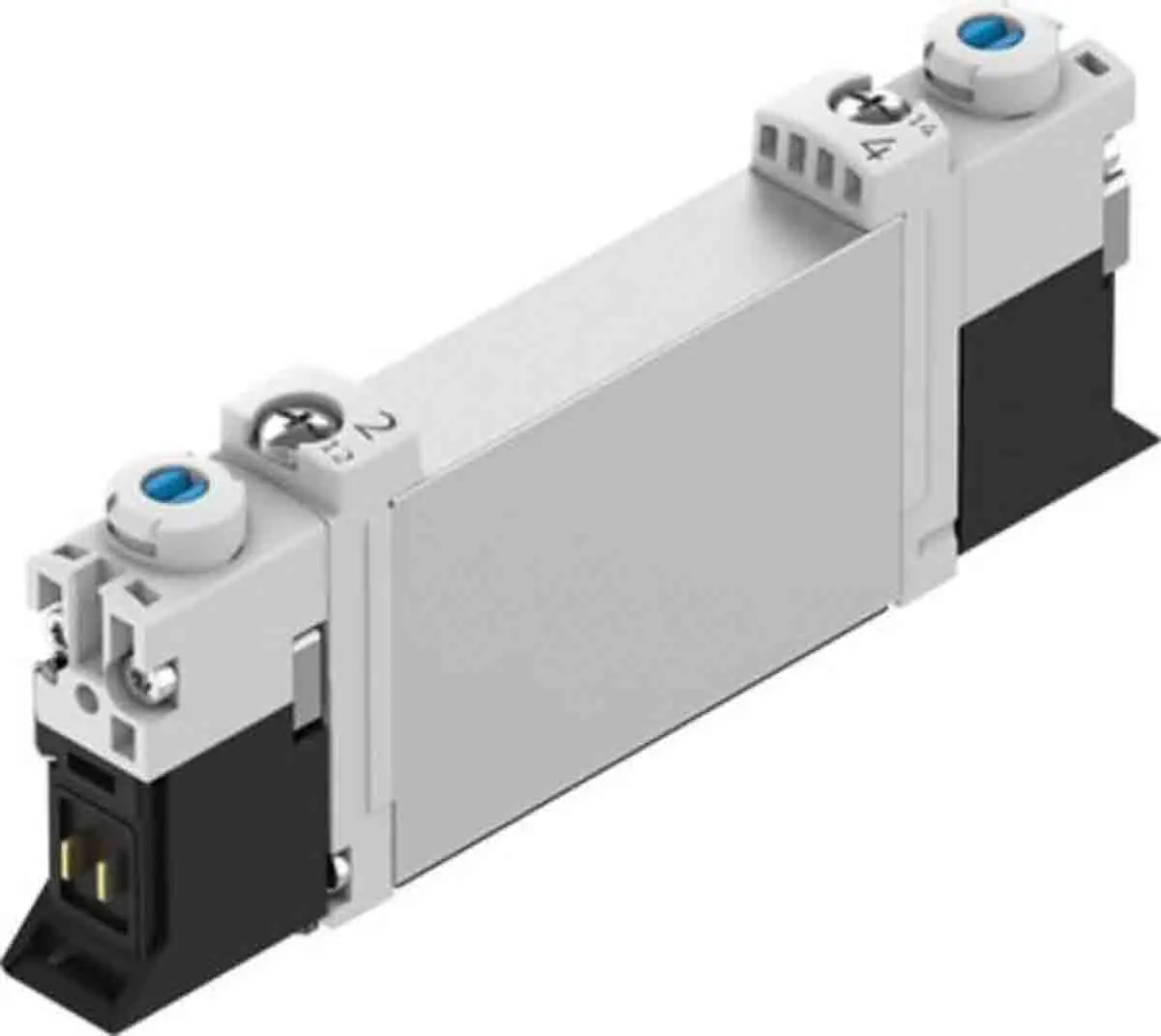 Produktfoto 1 von Festo VUVG 566491 Magnetventil 5/2 Bistable Verteiler, Elektrisch-betätigt