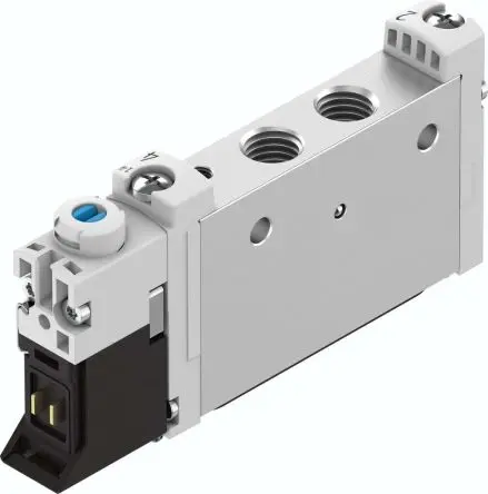 Produktfoto 1 von Festo 5/2 Monostabil VUVG-L10-M52-RT-M7-1P3 Magnetventil 7 mm, Elektrisch-betätigt 24V