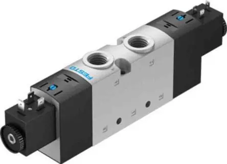 Produktfoto 1 von Festo 5/3 geschlossen VUVS-L25-P53E-MD-G14-F8-1B2 Magnetventil EN 175301-803, Elektrisch-betätigt 24V