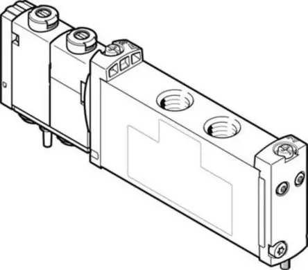 Produktfoto 1 von Festo 5/2 Monostabil VUVG Magnetventil Metrisch, Elektrisch-betätigt 22V