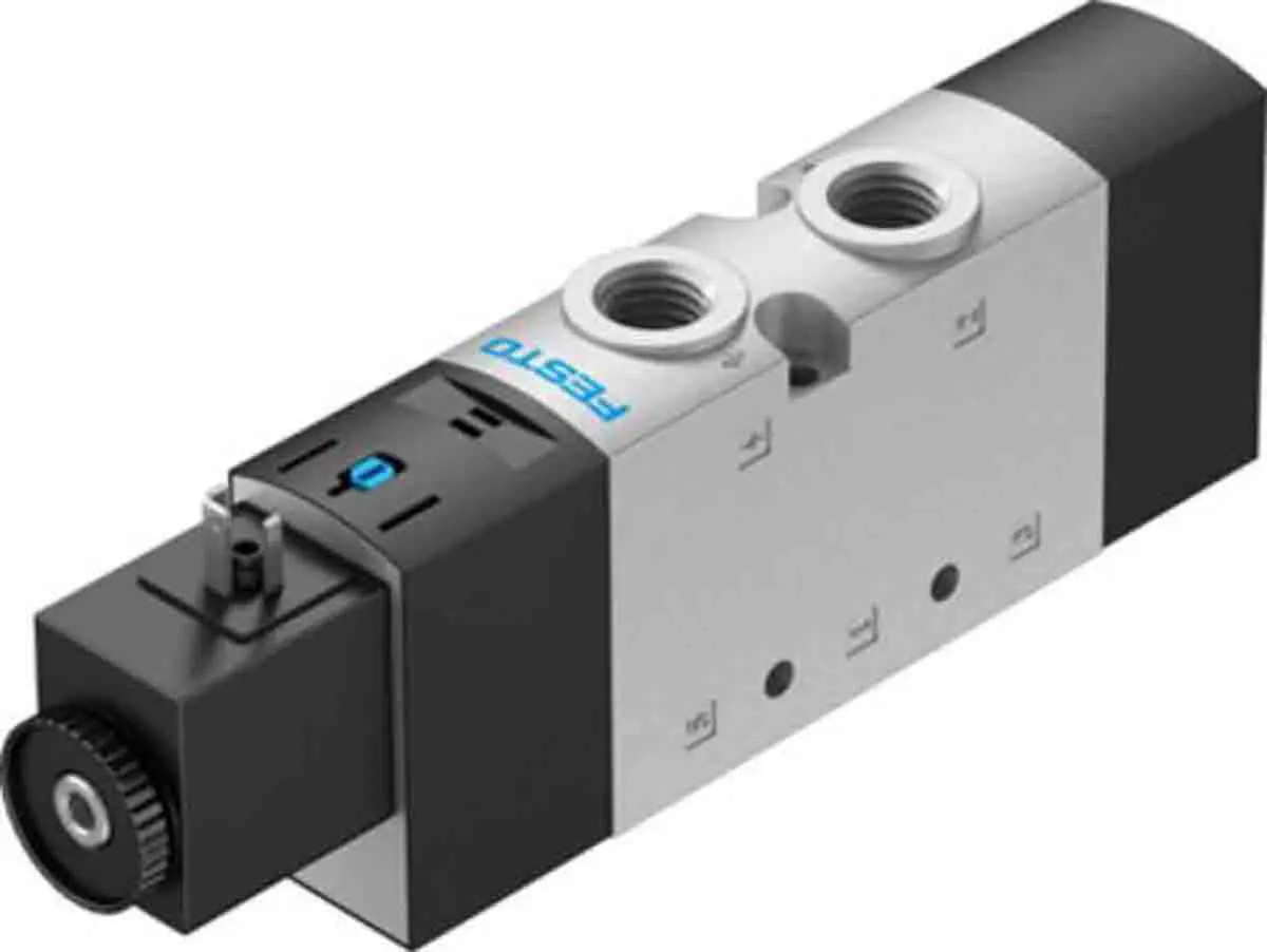 Produktfoto 1 von Festo VUVS 575512 Magnetventil 5/2 Monostable Verteiler G1/4, Elektrisch-betätigt
