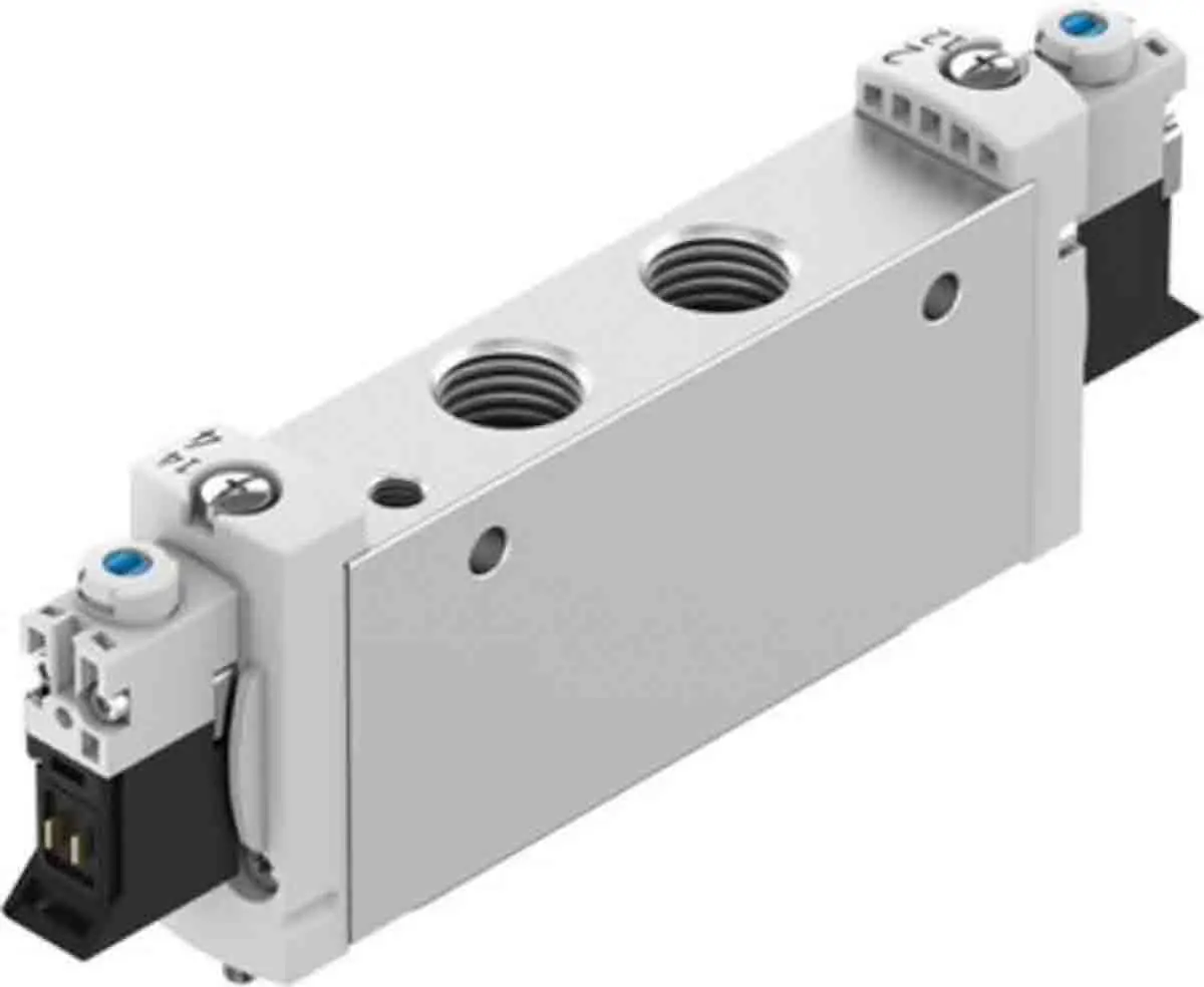 Produktfoto 1 von Festo VUVG 574425 Magnetventil 2x3/2 Closed, Monostable Verteiler G1/4, Elektrisch-betätigt