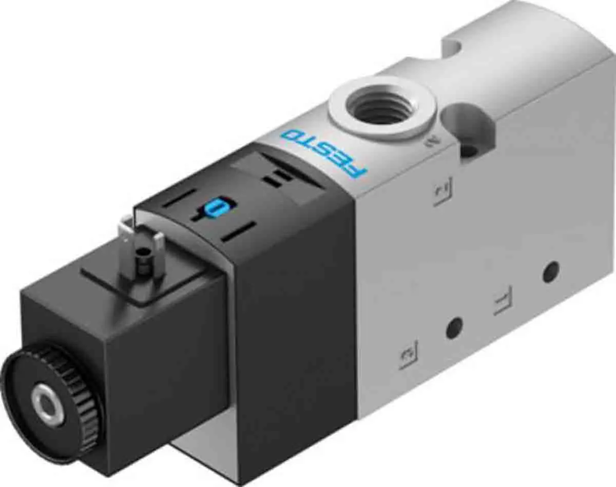 Produktfoto 1 von Festo VUVS 575492 Magnetventil 3/2 Closed, Monostable Verteiler G1/4, Elektrisch-betätigt