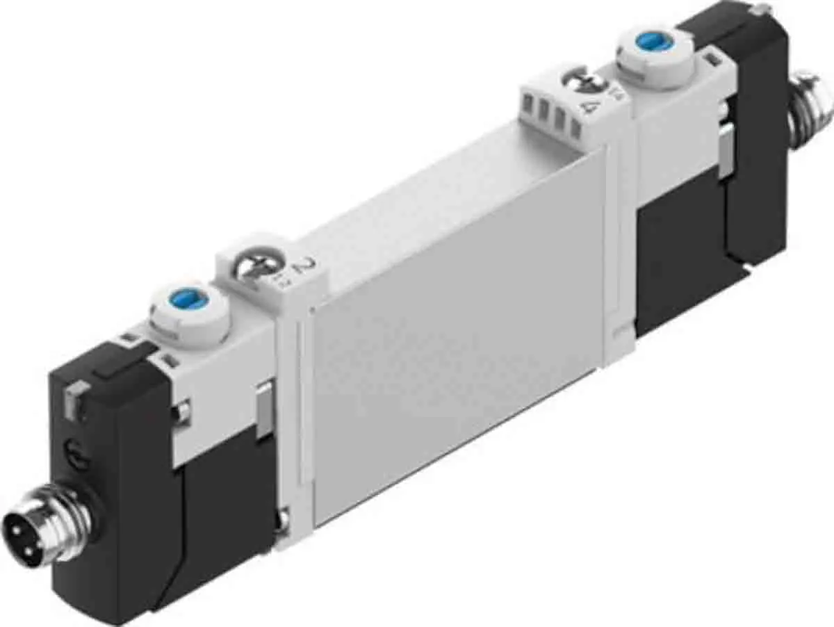 Produktfoto 1 von Festo VUVG 574239 Magnetventil 5/3 Closed Verteiler, Elektrisch-betätigt
