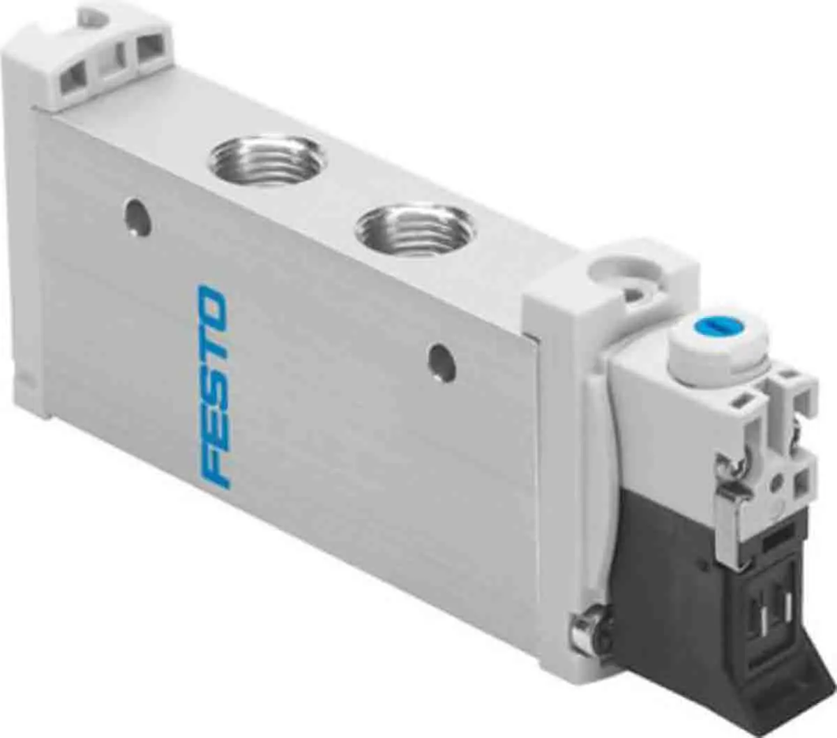 Produktfoto 1 von Festo VUVG 574375 Magnetventil 5/2 Monostable Verteiler G1/8, Elektrisch-betätigt 24V dc