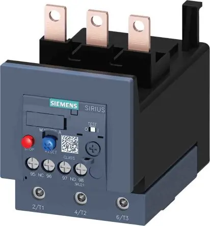 Produktfoto 1 von Siemens SIRIUS 3RU2 Thermisches Überlastrelais, / 96A 21 W 1 Schließer/1 Öffner, 690V ac / 3A 3P, 105 mm x 70mm