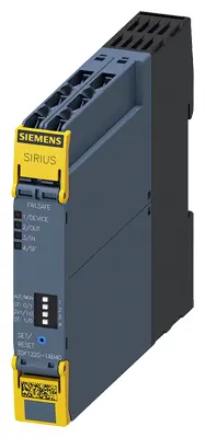Produktfoto 1 von Siemens 3SK1 Sicherheitsrelais, 24V dc, 1-Kanal, 3 Sicherheitskontakte Sicherheitsüberwachung