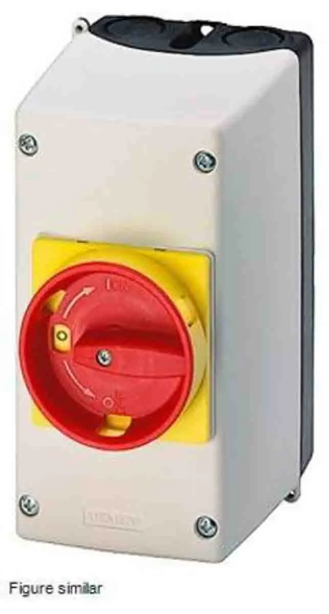 Produktfoto 1 von Siemens SIRIUS Drucktastengehäuse, Grau, Kunststoff, IP55