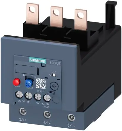 Produktfoto 1 von Siemens SIRIUS 3RU2 Thermisches Überlastrelais, / 65A 18.9 W 1 Schließer/1 Öffner, 690V ac / 3A 3P, 105 mm x 70mm