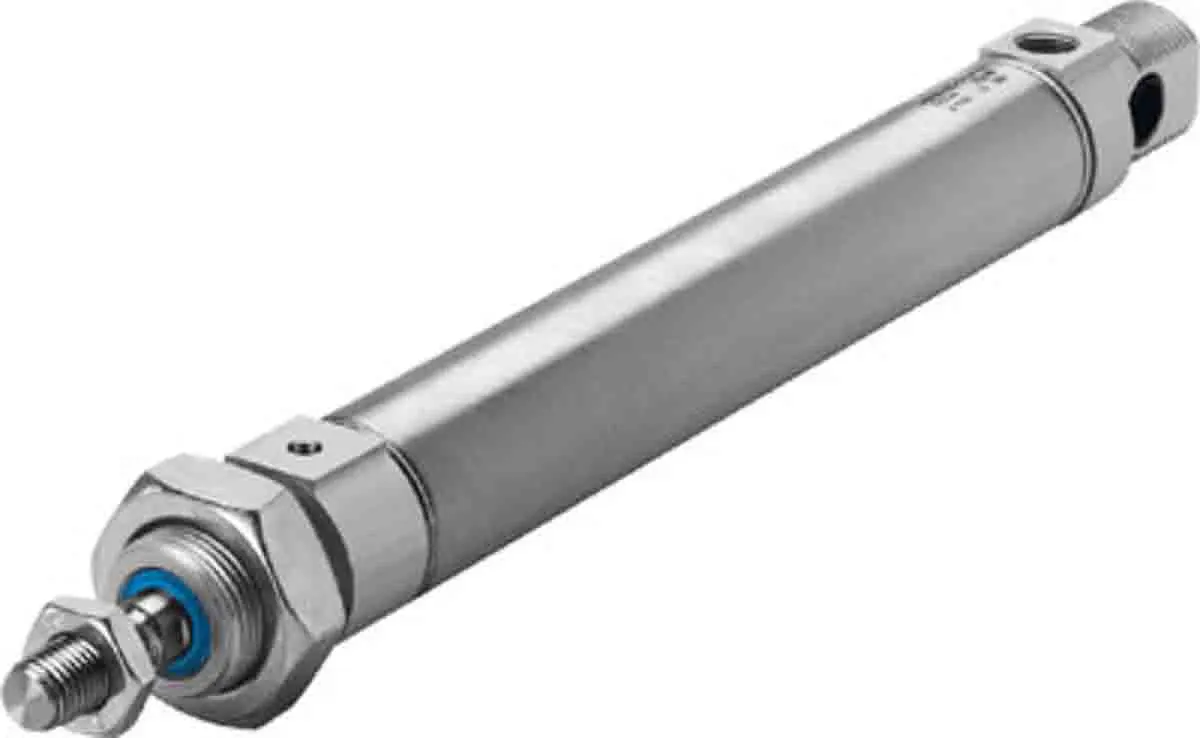 Produktfoto 1 von Festo 10 mm ESNU-25-10-P-A 19269 Pneumatikzylinder Einfachwirkend