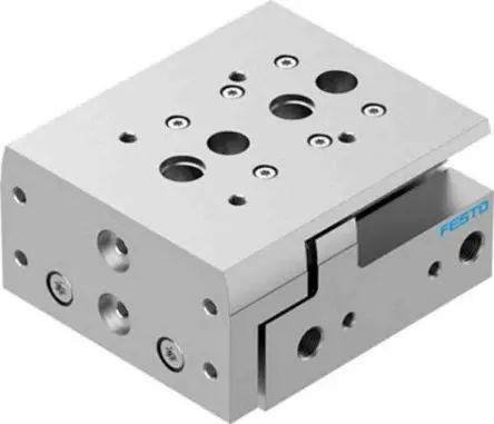 Produktfoto 1 von Festo DGST 8078863 Pneumatik-Führungszylinder doppeltwirkend, Bohrung Ø 20mm / Hub 20mm bis 8 bar