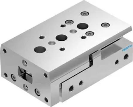 Produktfoto 1 von Festo DGST 8078841 Pneumatik-Führungszylinder doppeltwirkend, Bohrung Ø 10mm / Hub 30mm bis 8 bar