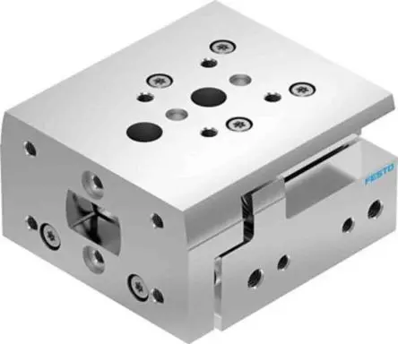 Produktfoto 1 von Festo DGST 8078846 Pneumatik-Führungszylinder doppeltwirkend, Bohrung Ø 12mm / Hub 10mm bis 8 bar