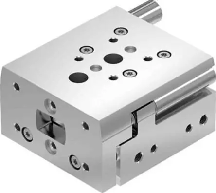 Produktfoto 1 von Festo DGST 8085123 Pneumatik-Führungszylinder doppeltwirkend, Bohrung Ø 12mm / Hub 10mm bis 8 bar