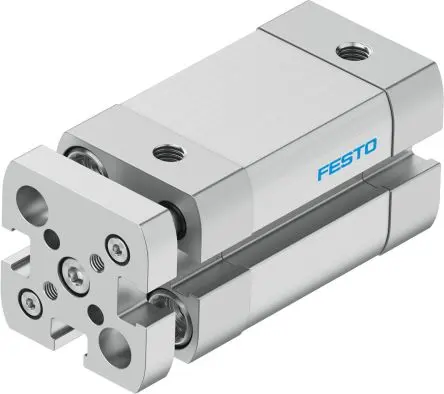 Produktfoto 1 von Festo ADNGF-12-15-P-A 554207 Pneumatik-Kompaktzylinder 5 mm Doppeltwirkend, Bohrung Ø 12 mm, bis 10 bar