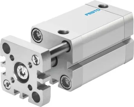 Produktfoto 1 von Festo ADNGF 554206, M5 Pneumatik-Kompaktzylinder doppeltwirkend, Bohrung Ø 12mm / Hub 10mm, bis 10 bar