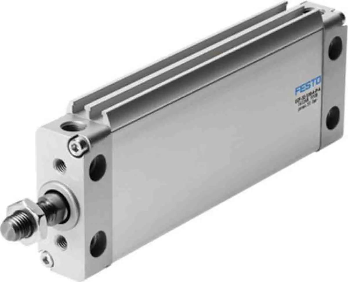 Produktfoto 1 von Festo DZF 161286 Pneumatik-Kompaktzylinder 200 mm Doppeltwirkend, Bohrung Ø 40 mm, bis 10 bar