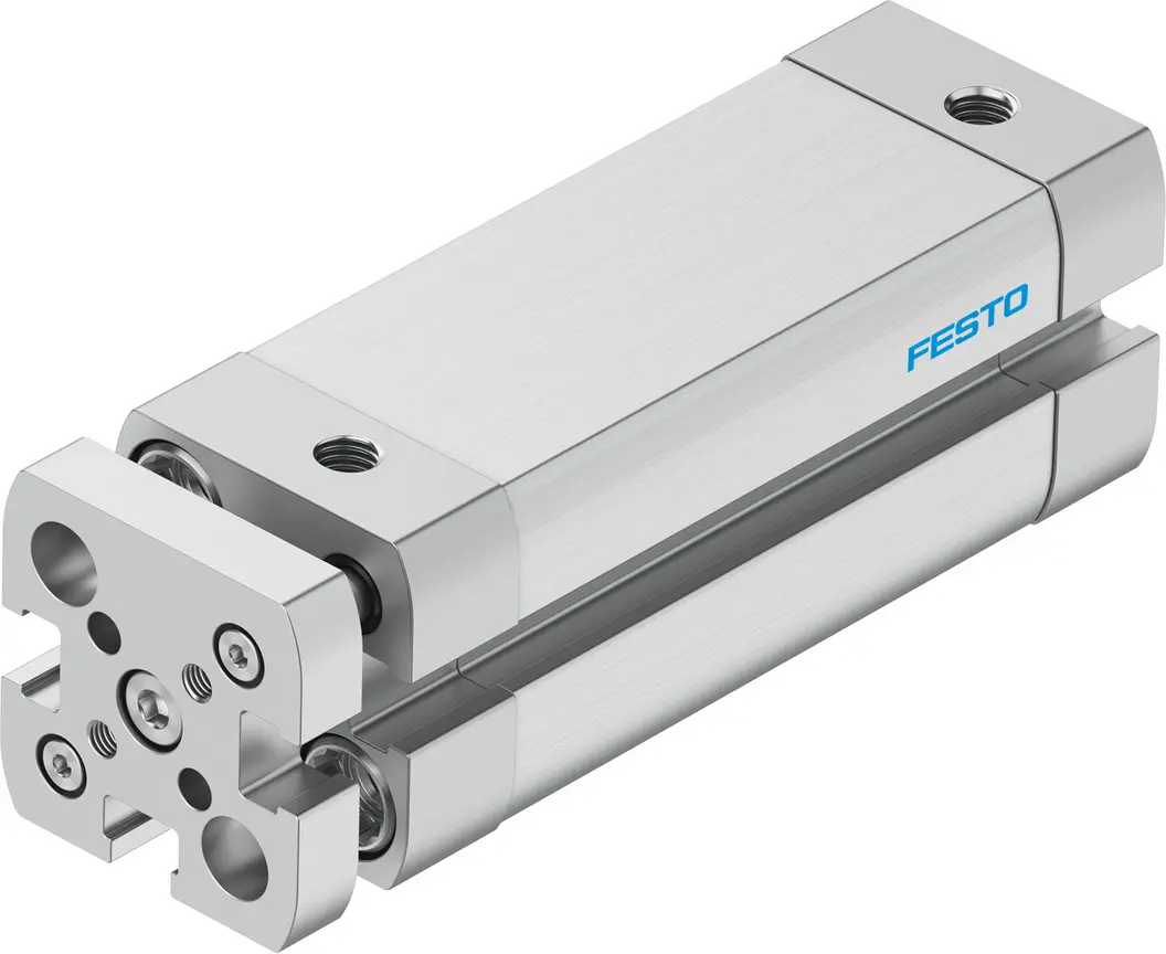 Produktfoto 1 von Festo ADNGF 554211, M5 Pneumatik-Kompaktzylinder doppeltwirkend, Bohrung Ø 12mm / Hub 40mm, bis 10 bar