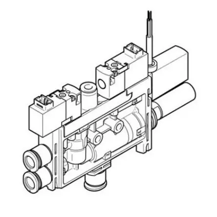 Produktfoto 1 von Festo OVEL Vakuumpumpe, 0.95 mm Düse, 21 L/min, bis 3.8 bar