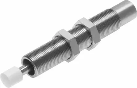 Produktfoto 1 von Festo DYSW Stoßdämpfer Geh.L. 52.05 mm Ges.L. 62.05 mm M10 Geh.L. 10 mm, 15000 Nm, 2.5 Nm, -10 °C / 80 °C