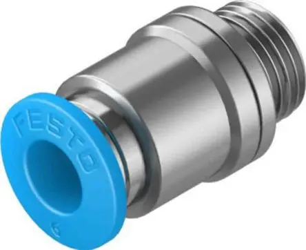 Produktfoto 1 von Festo QS, 133009 Pneumatischer Anschluss Stecker G 1/8 G, 6mm Push-Pull