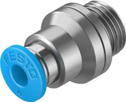 Produktfoto 1 von Festo QS, 133008 Pneumatischer Anschluss Stecker G 1/8 G, 4mm Rohraußendurchmesser