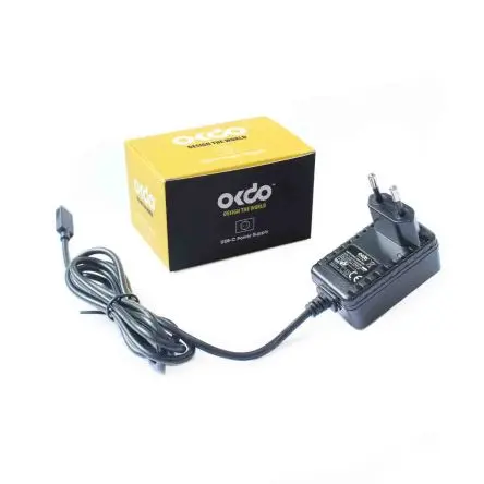 Produktfoto 1 von Okdo 5V Raspberry Pi Netzteil, 1.5 m, Schwarz, USB Typ C, EU-Netzstecker