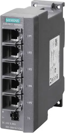 Produktfoto 1 von Siemens Ethernet-Switch 5-Port Unmanaged 100Mbit/s
