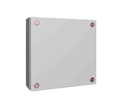 Produktfoto 1 von Rittal KX Stahl Wandanschlusskasten RAL 7035 IP66, HxBxT 300 mm, 300 mm x 120 mm