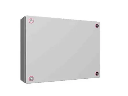Produktfoto 1 von Rittal KX Stahl Wandanschlusskasten RAL 7035 IP66, HxBxT 300 mm, 400 mm x 120 mm