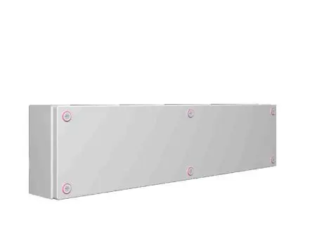 Produktfoto 1 von Rittal KX Stahl Wandanschlusskasten RAL 7035 IP66, HxBxT 200 mm, 800 mm x 120 mm