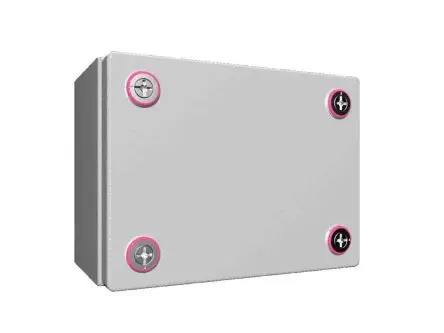 Produktfoto 1 von Rittal KX Stahl Wandanschlusskasten RAL 7035 IP66, HxBxT 150 mm, 200 mm x 120 mm
