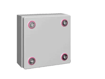 Rittal KX Stahl Wandanschlusskasten RAL 7035 IP66, HxBxT 150 mm, 150 mm x 80 mm