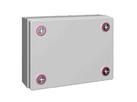 Produktfoto 1 von Rittal KX Stahl Wandanschlusskasten RAL 7035 IP66, HxBxT 150 mm, 200 mm x 80 mm