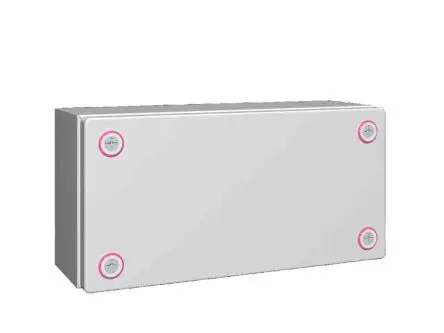 Produktfoto 1 von Rittal KX Stahl Wandanschlusskasten RAL 7035 IP66, HxBxT 200 mm, 200 mm x 120 mm