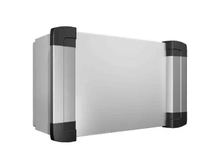 Produktfoto 1 von Rittal AX Stahl Wandgehäuse RAL 7035, grau IP55, HxBxT 200 mm x 300 mm x 155mm