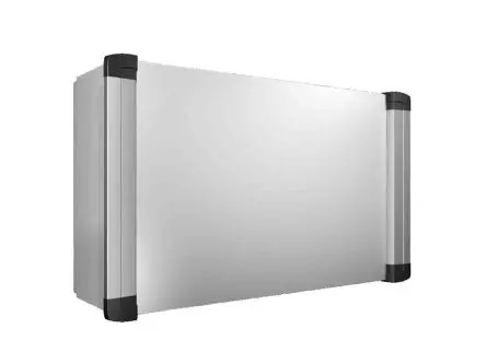 Produktfoto 1 von Rittal AX Stahlblech Wandanschlusskasten RAL 7035 IP55, HxBxT 380 mm, 600 mm x 210 mm