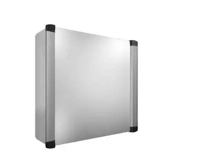 Produktfoto 1 von Rittal AX Stahl Wandgehäuse RAL 7035, grau IP55, HxBxT 600 mm x 600 mm x 210mm