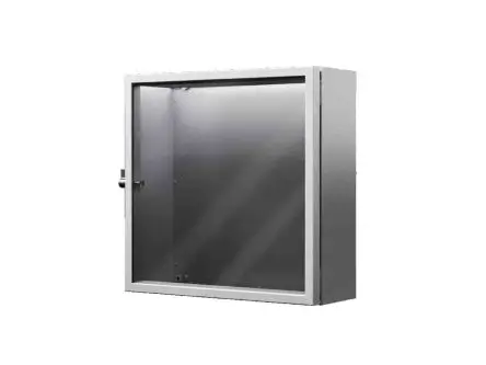 Produktfoto 1 von Rittal AX 2733.010 Sichtfenster 497 mm x 497mm Gehäuse AX 1050000, 1350000 und 100000 anstelle der Tür x 36 mm,