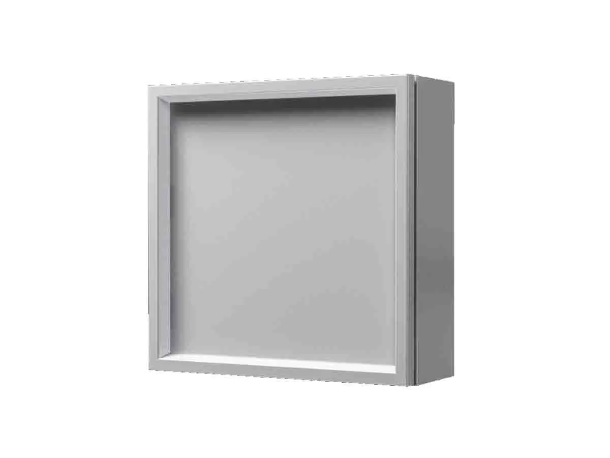 Produktfoto 1 von Rittal Gehäuseplatte Typ Bedientafel B. 377mm L. 297mm für AX 1000000, 1011000 und 1031000 anstelle der Tür