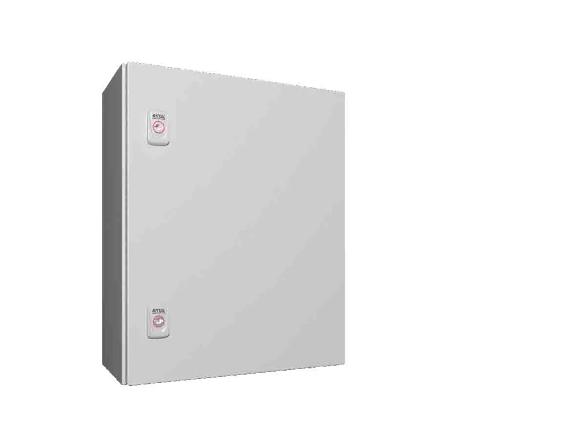 Produktfoto 1 von Rittal AX Stahlblech Wandanschlusskasten RAL 7035 IP66, HxBxT 500 mm, 400 mm x 210 mm