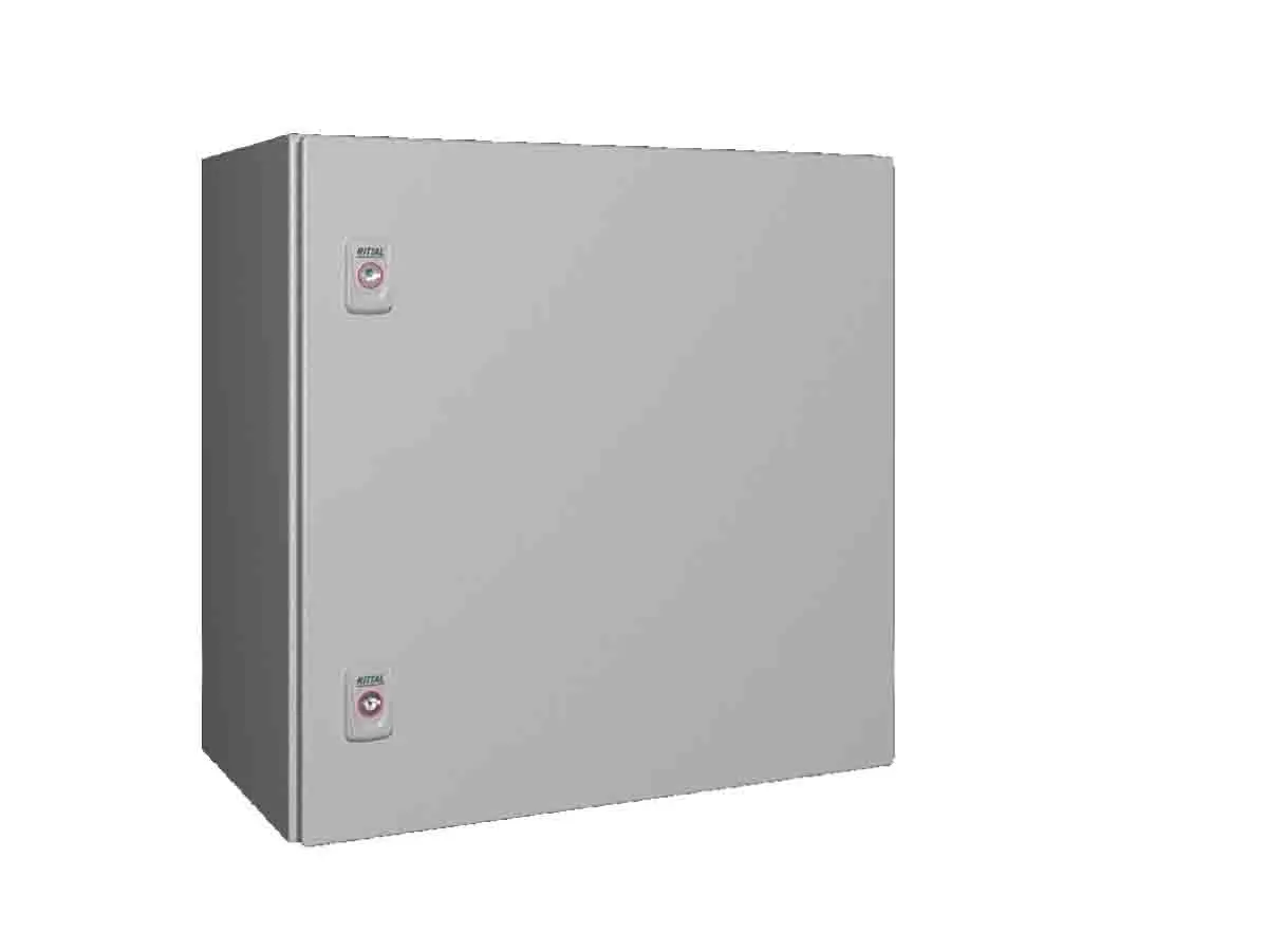 Produktfoto 1 von Rittal AX Stahl Wandgehäuse RAL 7035, grau IP66, HxBxT 500 mm x 500 mm x 300mm
