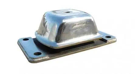 Produktfoto 1 von Trelleborg Cushyfloat Naturgummi Rechteckig Gummipuffer, Seefahrt M12 65 kg, Ø 62 mm x 38 mm, 55