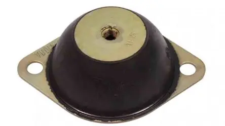 Produktfoto 1 von Trelleborg Novibra Naturgummi Rund Gummipuffer Bohrung 8 mm M8 20 kg, Ø 33 mm x 25 mm, 40