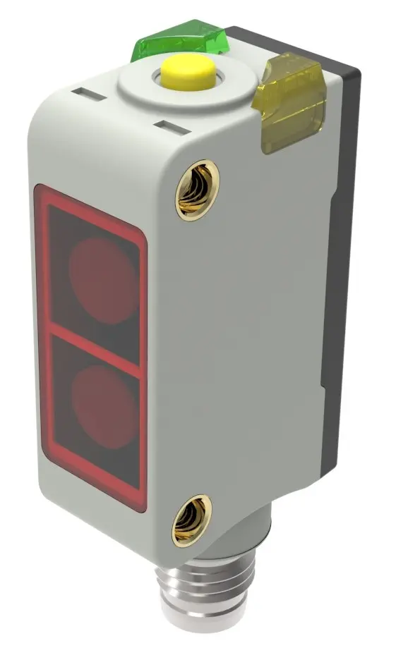 Produktfoto 1 von RS PRO Kubisch Optischer Sensor, Durchgangsstrahl, Bereich 10 m, PNP NONC Ausgang, M8-Steckverbinder,