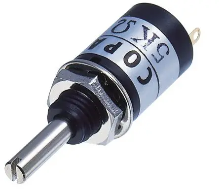 Produktfoto 1 von Nidec Components MC Panel Drehen Potenziometer 10 kΩ 20 % / 0.19 W, Schaft-Ø 3 mm