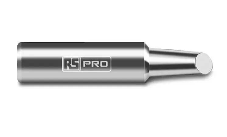 Produktfoto 1 von RS PRO Lötspitze 5 mm Gerade, abgeschrägt 45° ST für RS PRO Lötstationen