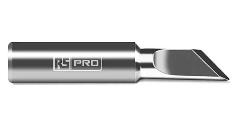 Produktfoto 1 von RS PRO Lötspitze 4 mm flach 45° ST für RS PRO Lötstationen