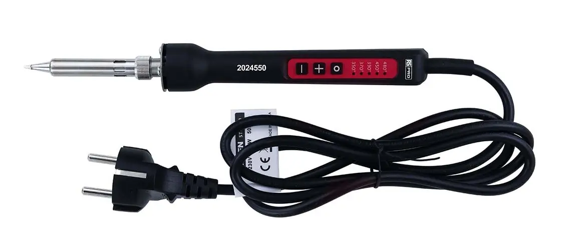 Produktfoto 1 von RS PRO Netz Lötkolben 230V / 150W Typ F - Schutzkontakt-Stecker mit UK-Adapter