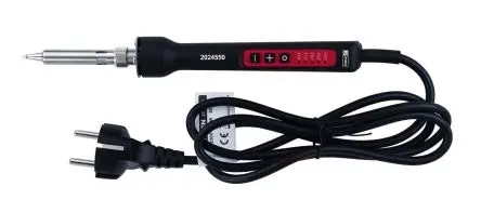 Produktfoto 1 von RS PRO Elektrisch Lötkolben Typ F – Schuko mit UK-Konverter Lötkolben mit T2150 Lötspitze 230V / 150 W